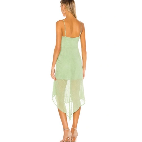 Revolve NBD Dress Green Pistachio Slip Andre Small S - Picture 3 of 10